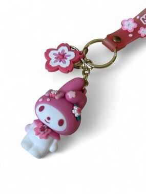 My Melody Bag Charm Wrist Keyring Holder